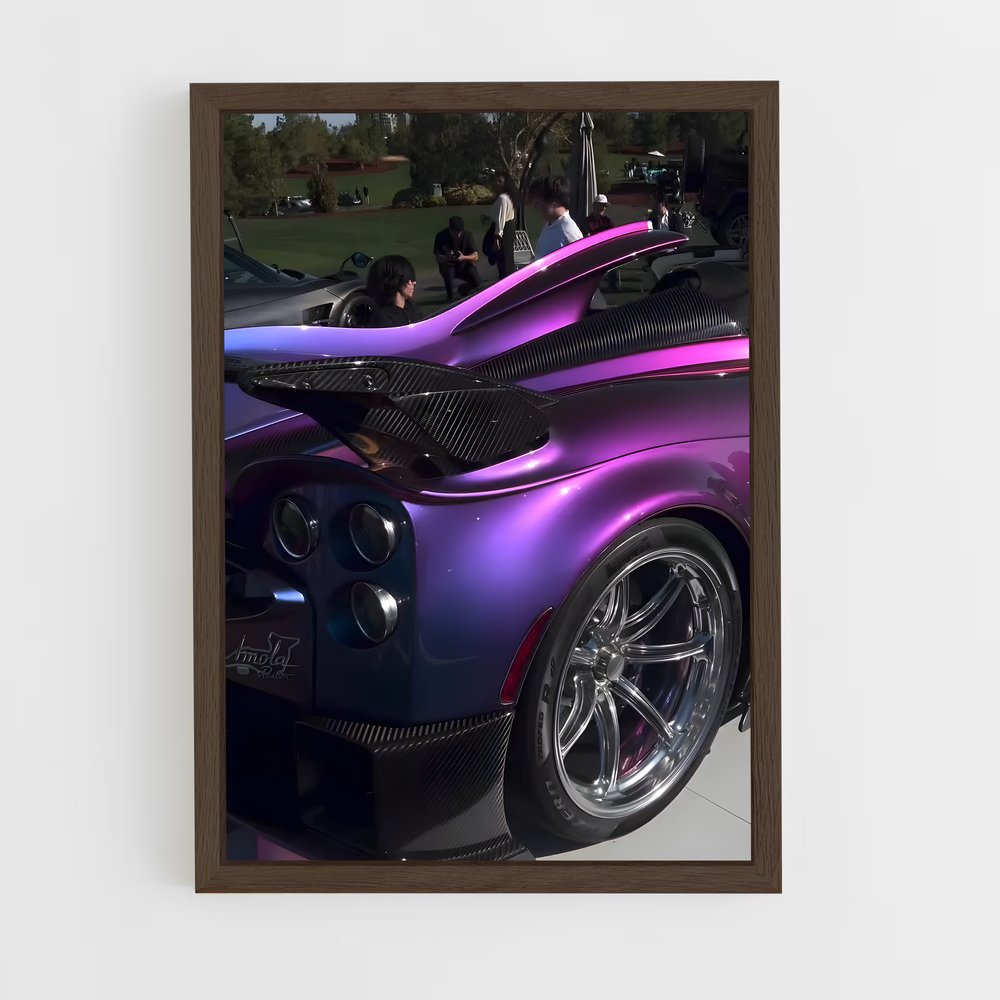 Poster Huayra Mystique – affiche Pagani (vue 5)